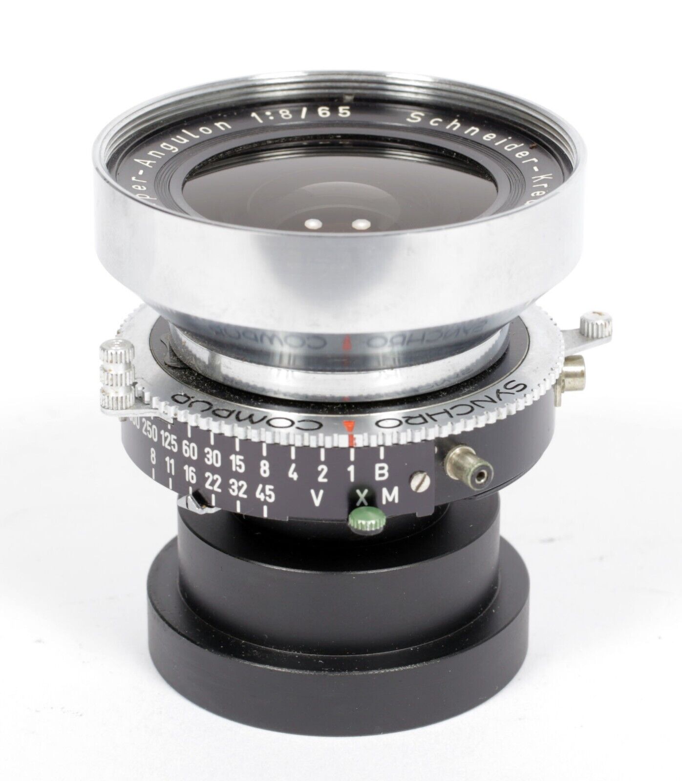 Schneider Super Angulon 65mm F8 lens in Compur #00 (#160) | CatLABS